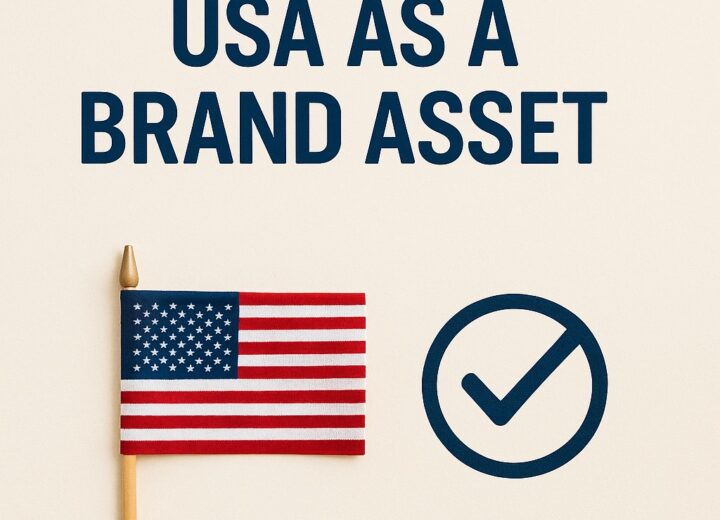 American-made supplement products on a manufacturing line with U.S. flag in background, symbolizing domestic production transparency